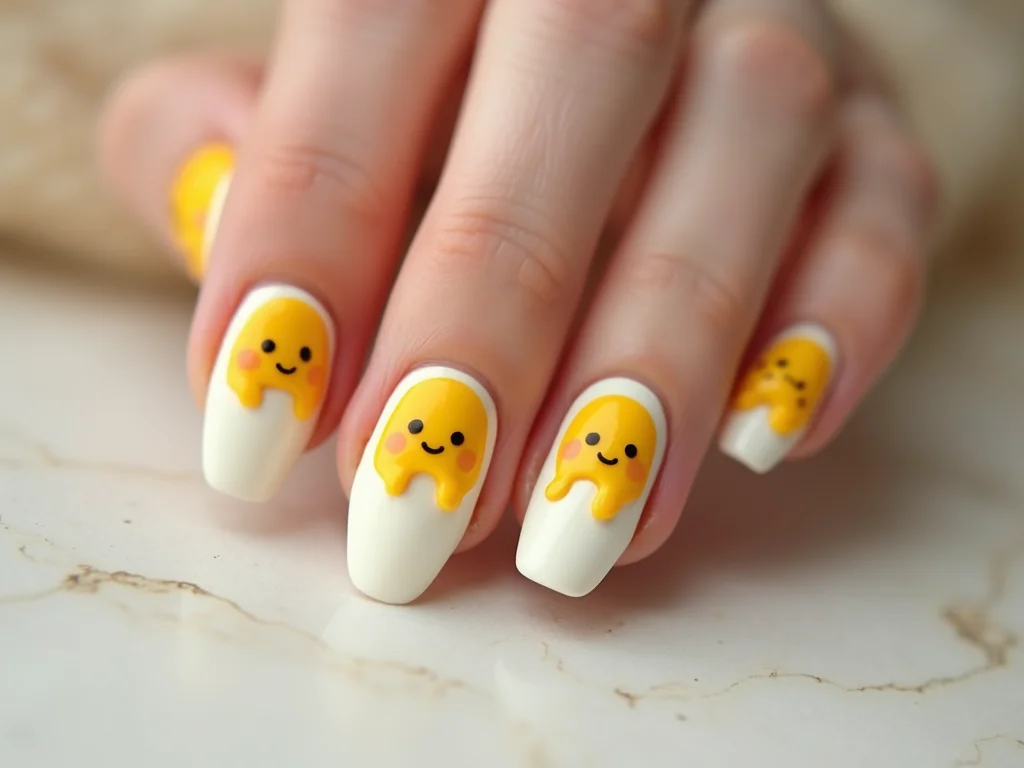 Unha Decorada Gudetama: Tutoriais e Inspirações Fofas 2026 Unha Decorada Gudetama: Tutoriais e Inspirações Fofas 2026