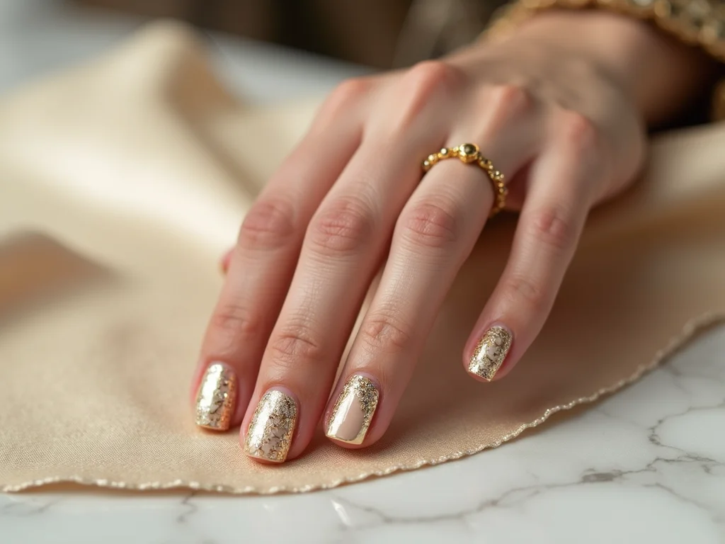 Unhas Decoradas Douradas: Inspirações Brilhantes e Elegantes Unhas Decoradas Douradas: Inspirações Brilhantes e Elegantes