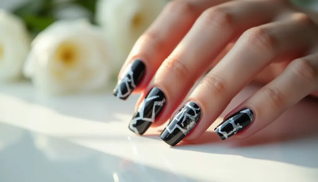 Unha Decorada Branco e Preto: 5 Designs Incríveis Para 2026