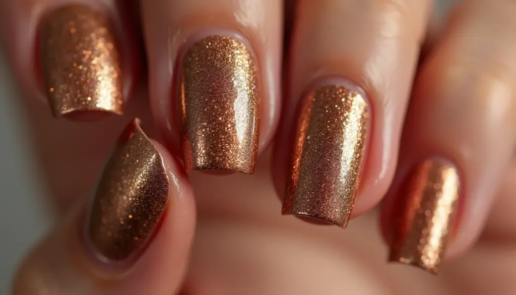 Unhas Marrons com Glitter: 5 Ideias Incríveis Para 2026