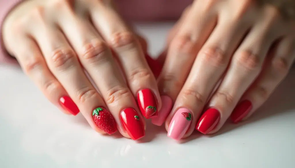 Unhas de Morango: As Decorações Mais Doces Que Você Vai Amar!
